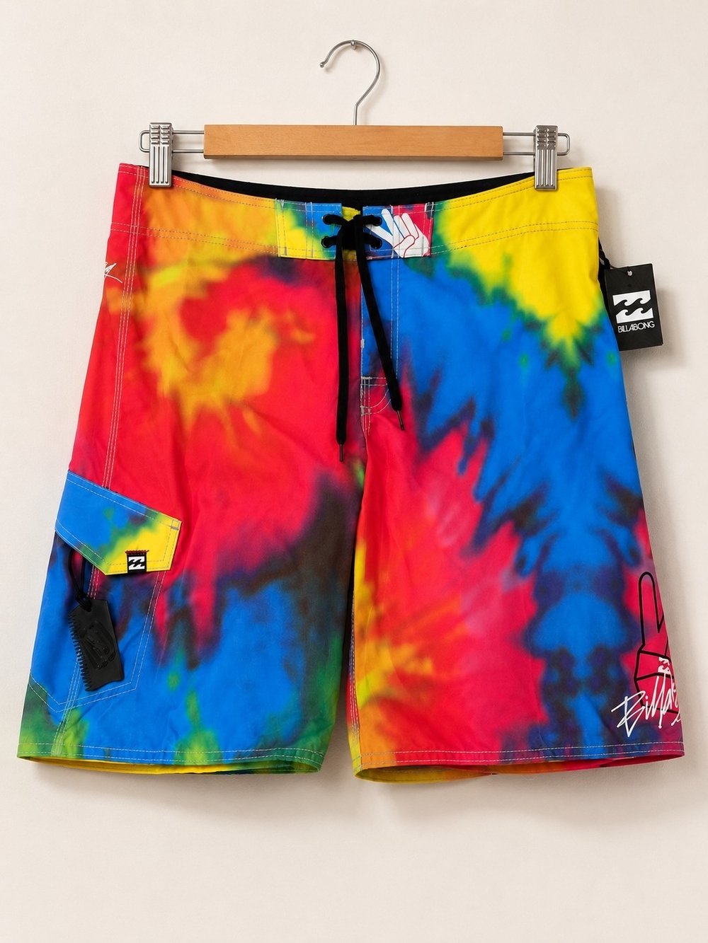 Billabong Tie Dye Board Shorts Swim Trunks Size 38 NWT